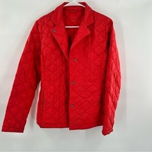 LL bean red lightweight puffer jacket size XS